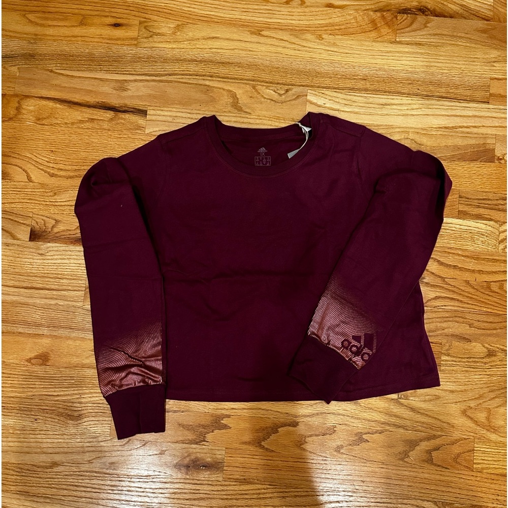 Adidas purple top